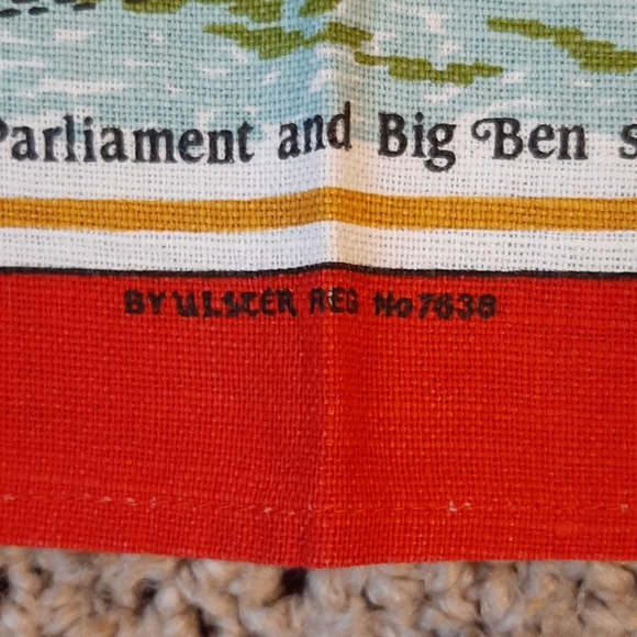 SOLD Linens | London Souvenir Tea Towel - Picture 10 of 11